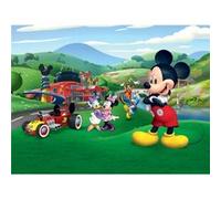 AG ART Papier peint XXL intisse Mickey Mouse et ses amis de Disney 360X270 CM Multicolors