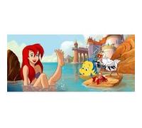AG ART Poster géant Ariel La Petite Sirene Disney intisse 202X90 CM Multicolors G