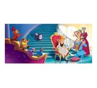 AG ART Poster géant Cendrillon Princesse Disney intisse 202X90 CM Multicolors G