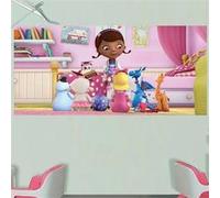 AG ART Poster géant Docteur la Peluche Disney intisse 202X90 CM Multicolors G