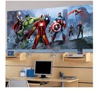 AG ART Poster géant équipe Avengers Marvel intisse 202X90 CM Multicolors G