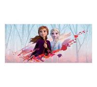 AG ART Poster géant Intissé - Disney La Reine des Neiges 2 - modèle Anna et Elsa vent d'automne 202 cm x 90 cm Multicolors G