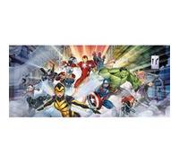 AG ART Poster géant - intissé Disney Marvel Avengers au combat- 202 cm x 90 cm Multicolors