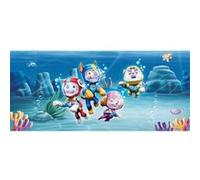 AG ART Poster géant Intissé - Pat'Patrouille modèle mission sous la mer - 202 cm x 90 cm Multicolors G