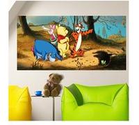 AG ART Poster géant Winnie l'Ourson aventure Disney intisse 202X90 CM Multicolors G