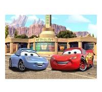 AG ART Poster Géant XXL Disney Cars Flash McQueen et Sally Carrera 360X270 cm Multicolors G