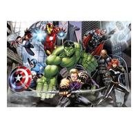 AG ART Poster intissé - Disney Marvel -les avengers au combat - 155 cm x 110 cm Multicolors G