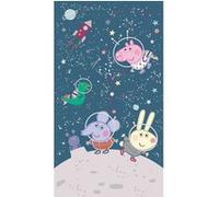AG ART Poster intissé - Peppa Pig avec sa famille dans L'espace - 150 x 270 cm Multicolors G