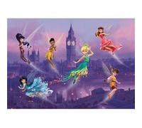 AG ART Poster Intissé XXL - Fée Clochette Disney et ses amies à Londres - 255 cm x 180 cm Multicolors G
