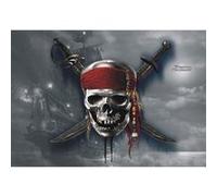 AG ART Poster intisse XXL Pirates des Caraïbes Disney 155X115 CM Multicolors G