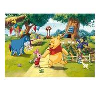 AG ART Poster Intissé XXL - Winnie l'ourson Disney - 255 cm x 180 cm Multicolors G