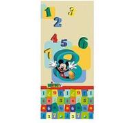 AG ART Poster porte Mickey apprend à compter Disney intisse 90X202 CM Multicolors G