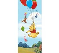 AG ART Poster porte Winnie l'Ourson Ballon Disney intisse 90X202 CM Multicolors G
