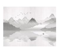 AG ART Poster Thème Montagne Brumeuse -Misty Mountain - 360 x 270 cm Multicolors G