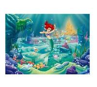 AG ART Poster XXL intisse Ariel La Petite Sirène Princesse Disney 155X115 CM Multicolors G