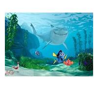 AG ART Poster XXL intisse Le Monde de Némo Disney 155X115 CM Multicolors G