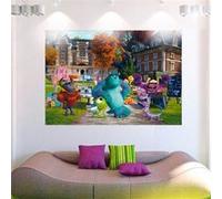 AG ART Poster XXL intisse Monstres Academy Pixar 155X115 CM Multicolors G