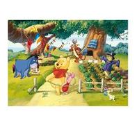 AG ART Poster XXL intisse Winnie l'Ourson Anniversaire Disney 155X115 CM Multicolors G