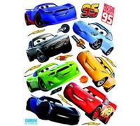 AG ART Sticker Disney Cars 7 voitures - 1 planche 65 x 85 cm Multicolors