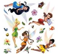 Sticker Disney Fée Clochette - 1 planche 30 x 30 cm