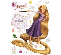 AG ART Sticker géant Princesse Raiponce pinceau Disney G