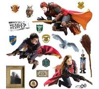 AG ART Sticker - Harry Potter, Hermione et Ron sur leurs balais - 1 planche 65 x 85 cm Multicolors G