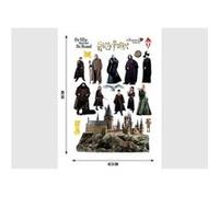 AG ART Sticker Harry Potter - tous les personnages et École de Poudlard - 1 planche 42,5 x 65 cm Multicolors G