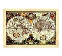 AG ART Sticker Vielles carte du monde - 1 planche 42,5 x 65 cm Multicolors