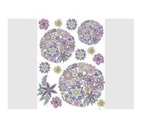 AG ART Stickers - Bouquets Fleurs - 1 planche 65 x 85 cm Multicolors G