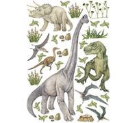 AG ART Stickers dinosaure dans la foret - 1 planche 42,5 x 65 cm Multicolors G