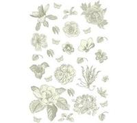 AG ART Stickers fleurs blanches - 1 planche 42,5 x 65 cm Multicolors G
