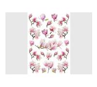 AG ART Stickers Fleurs Magnolia - 1 planche 42,5 x 65 cm Multicolors G