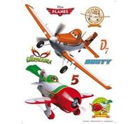 AG ART Stickers géant Dusty et El Chupacabra Planes Disney 65x85cm Multicolors G