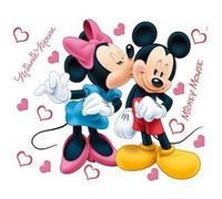AG ART Stickers géant Mickey et Minnie Disney Multicolors G