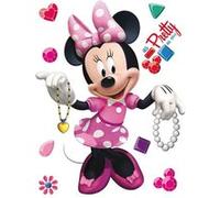 AG ART Stickers géant Minnie avec ses bijoux et sa robe à pois Multicolore G