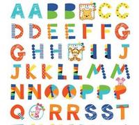 AG ART Stickers géant Winnie l'Ourson Alphabet Disney Multicolors G