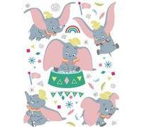 AG ART Stickers géants Disney - Dumbo - 65 CM x 85 CM Multicolors G
