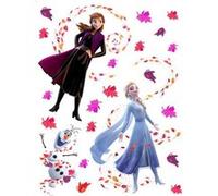 AG ART Stickers géants Disney - La Reine des Neiges 2 - modèle Vent d'automne 65 CM x 85 CM Multicolors G