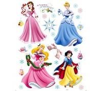 Stickers Noël - DISNEY - Princesse - 4 stickers géants - Multicolore - Décoration murale