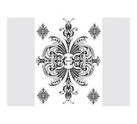 AG ART Stickers - Ornement - 1 planche 65x85 cm Bleu G