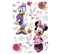 AG Design Minnie et Daisy en Fleurs, Disney, Autocollant décoratif pour Murs, Meubles et décoration de Chambre d'enfant, 42,5 x 65 cm, DK 1736 Multicolore 5 x 65 cm