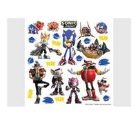 AG ART Stickers Sonic Prime 7 personnages 18 motifs - 30x30 cm Multicolors