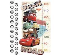 Stickers Toise Cars Disney - Flash McQueen - 65 cm x 85 cm - Bébé - Noir - Licence Cars - Marque Disney