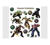 AG ART Stickers - Transformers avec Optimus Prime et les Decepticons- 1 planche 30 x 30 cm Multicolors G