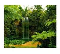 AG ART Waterfall in prairie, photo murale intissée, 360x270 cm, 4 parts Multicolors G