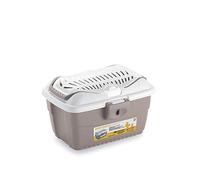 AG Cage de Transport pour Chiens Mini Gulliver Poudre - Blanc 40 x 30 x (h) 24 cm.