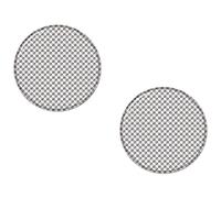 AG Design A Autocollants de CZ/083 Réflecteur Rond, Blanc 3D, diamètre 5 cm, Lot de 2