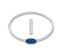 AG Design Autocollants A/C de 9451 Housse de Protection 3D Italie avec Drapeau UE 12,5 x 9 cm - Argent
