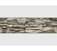 AG Design Bordure Autocollante Maçonnerie De Briques De Pierre, AWB 8474 | Décoration Étanche pour Murs, Meubles, Papiers Peints, Revêtements Muraux et Portes, Film, Étanche | 500 cm x 13.8 cm
