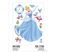 AG Design DK 865 Stickers autkleber cinderela Murale Motif Disney